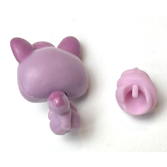 LITTLEST PET SHOP #3711 BLIND BAGS Purple Squirrel Mini Figure w/ Accessory EUC - Picture 3 of 3